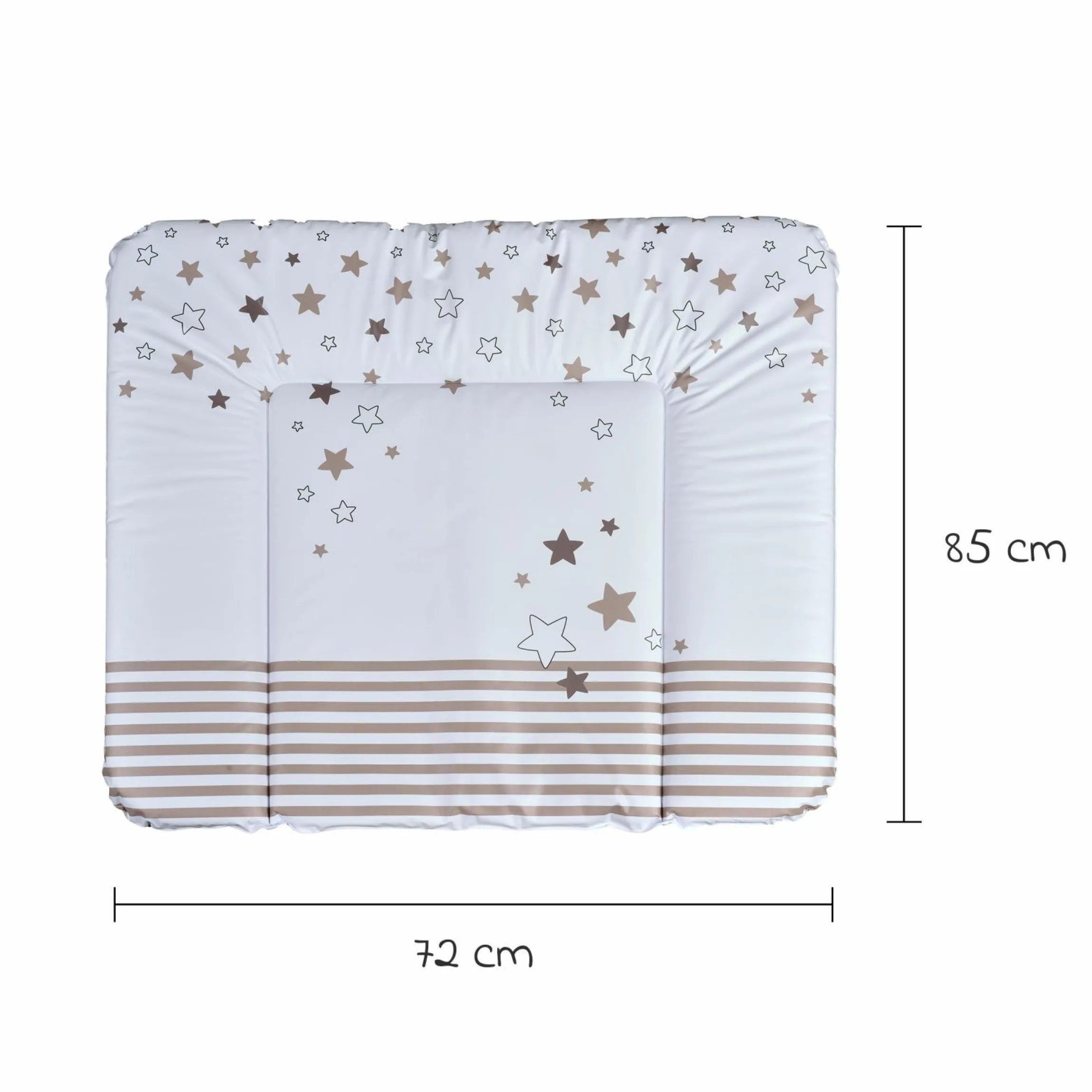 Folien-Wickelauflage 72 x 85 cm - Lieblingsmensch - Weiß