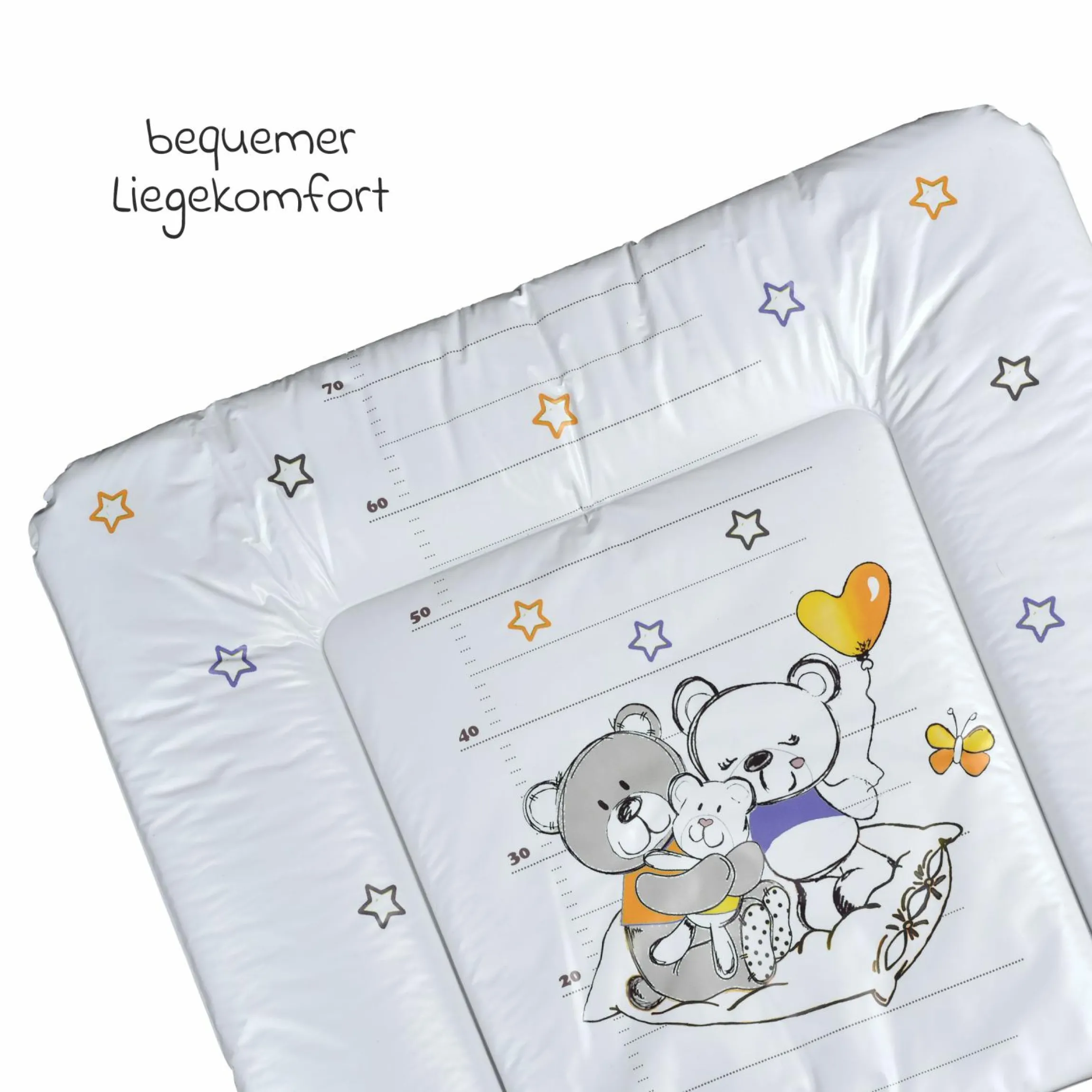Folien-Wickelauflage 72 x 85 cm - Bärle - Weiß