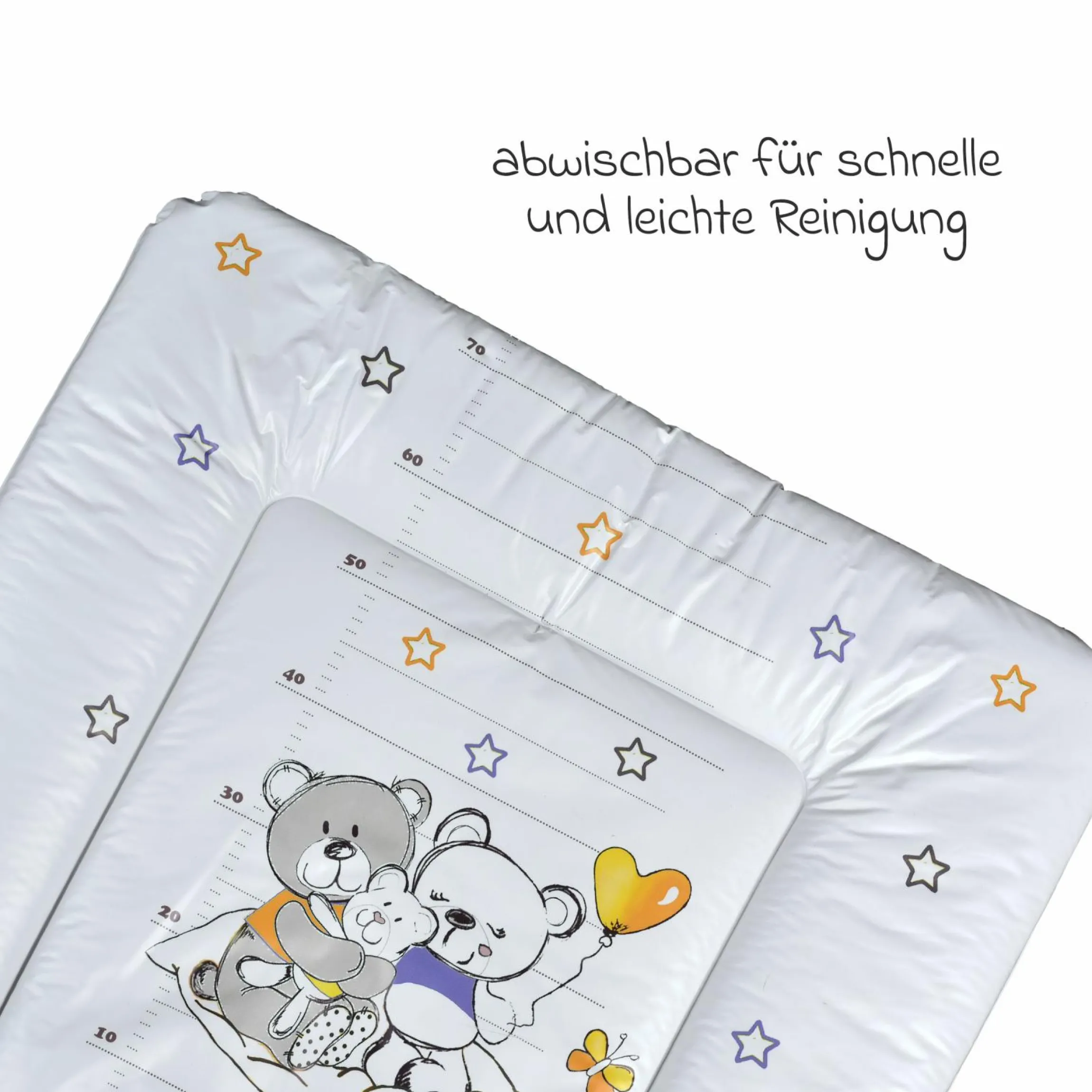 Folien-Wickelauflage 72 x 85 cm - Bärle - Weiß