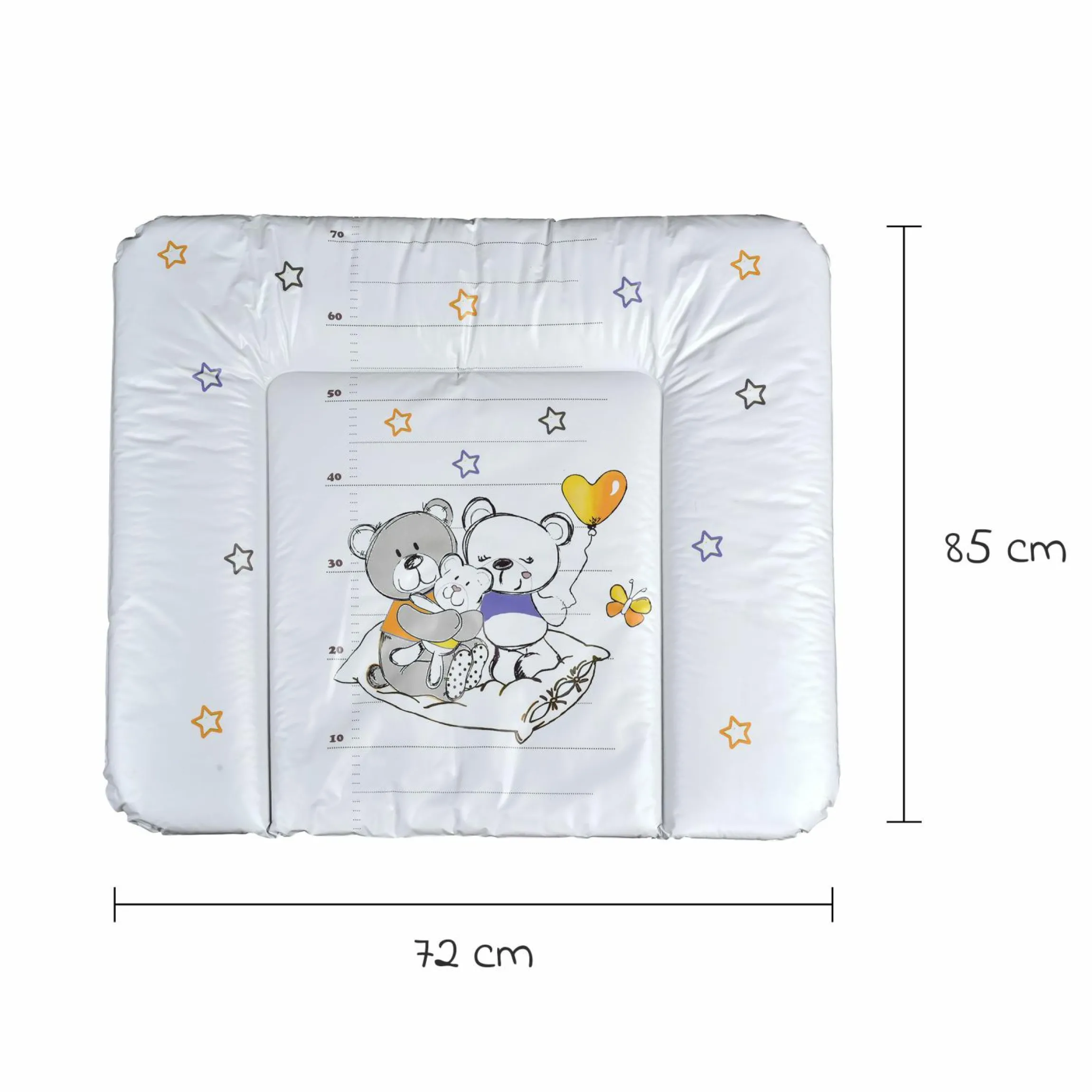 Folien-Wickelauflage 72 x 85 cm - Bärle - Weiß