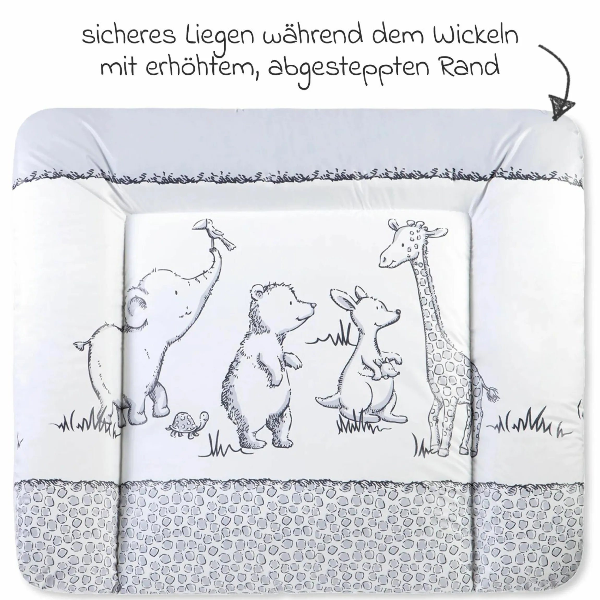 Folien-Wickelauflage Softy - Safari Grau