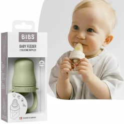 Fruchtsauger Baby Feeder mit 2x Silikon-Schnabel - Sage