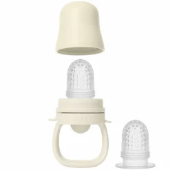 Fruchtsauger Baby Feeder mit 2x Silikon-Schnabel - Ivory