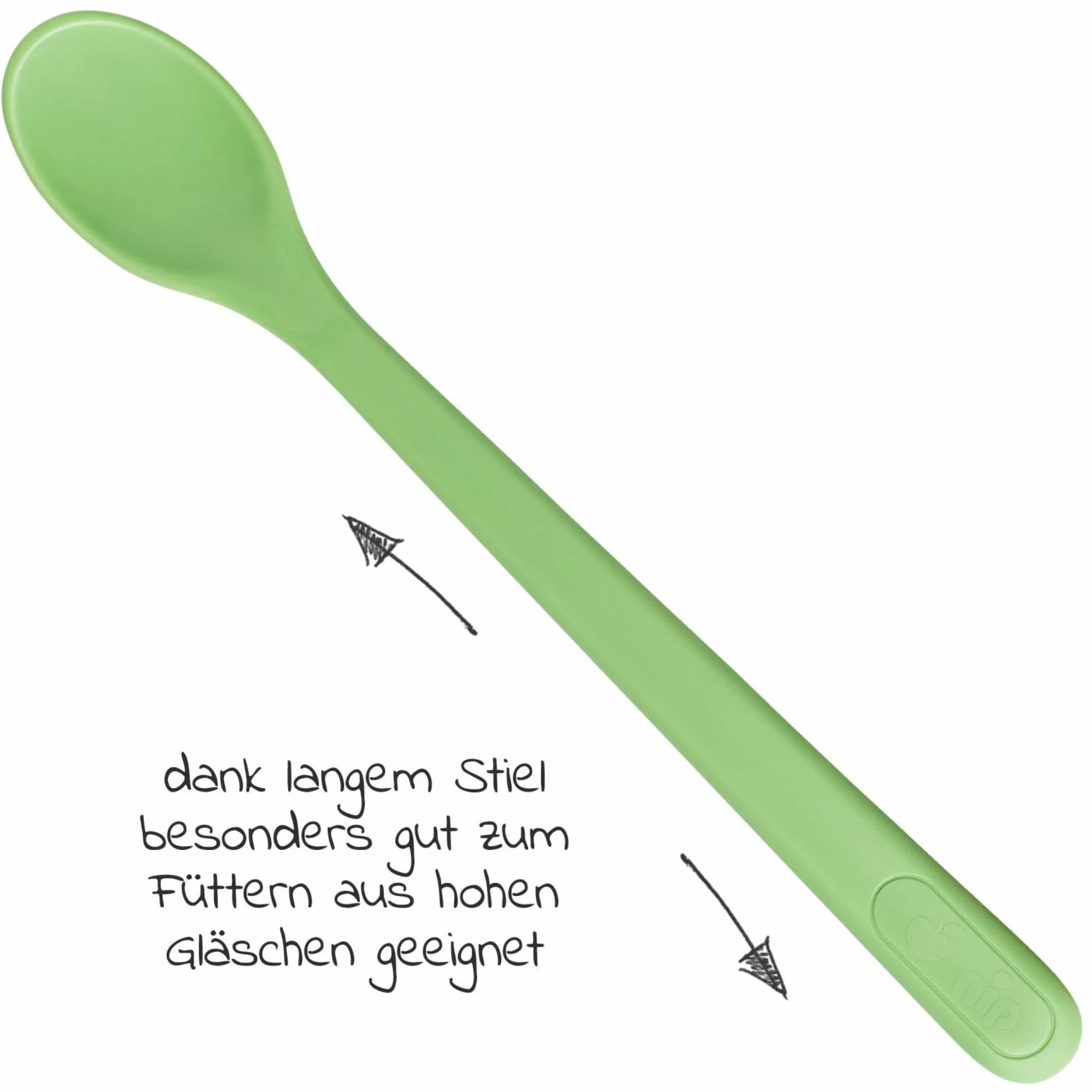 Fütterlöffel 3er Pack lang - Bunt