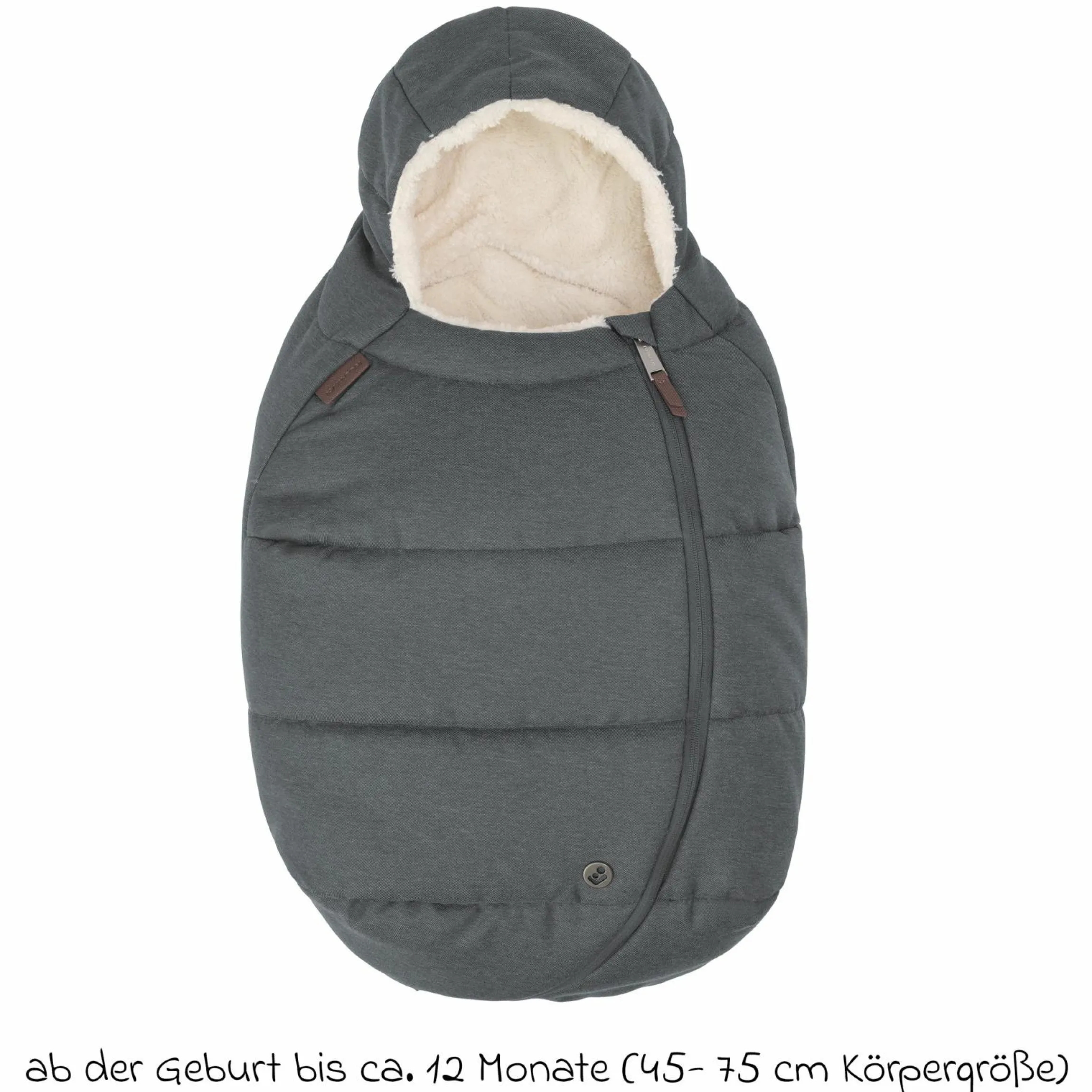 Fußsack für Babyschalen von Maxi-Cosi - Twillic Graphite