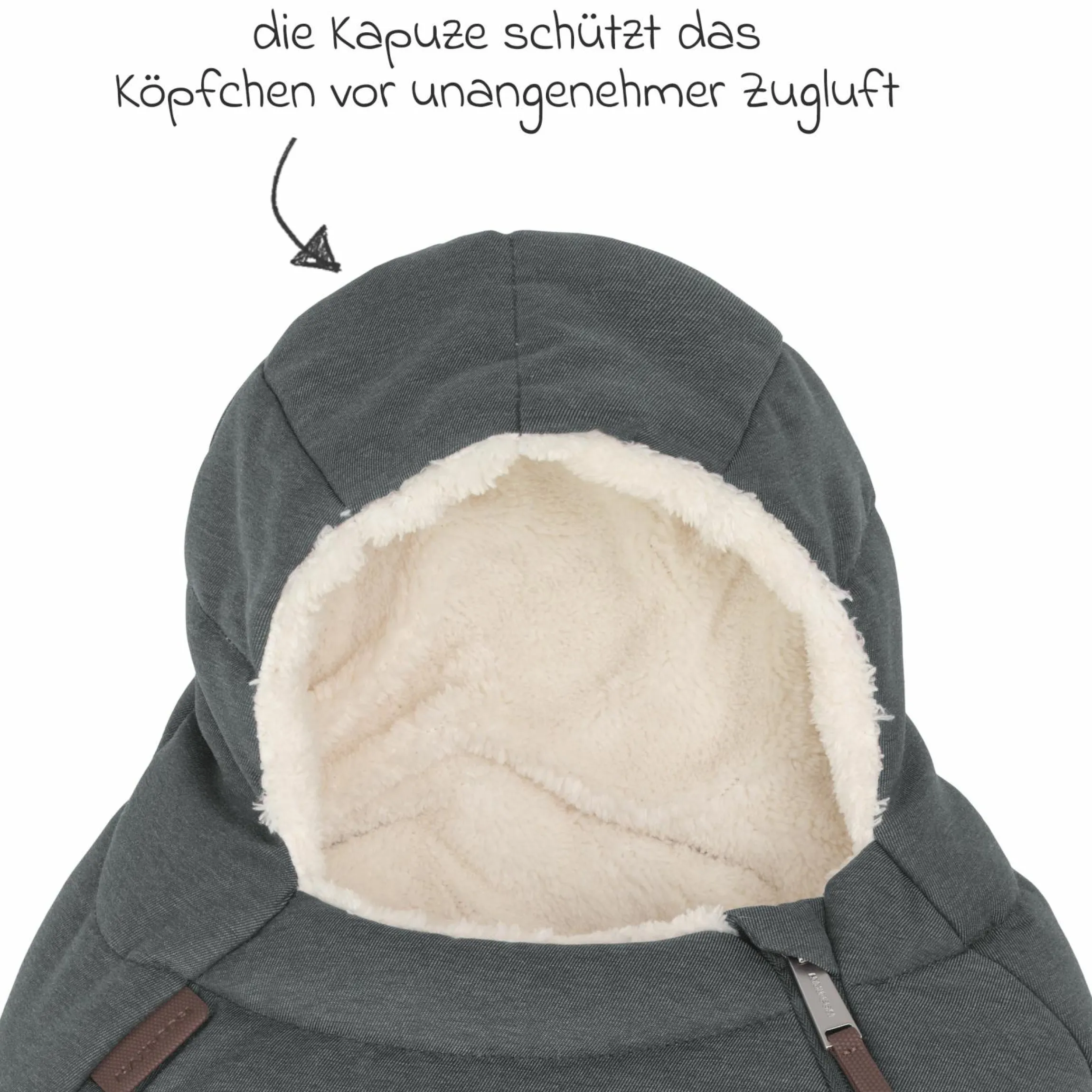 Fußsack für Babyschalen von Maxi-Cosi - Twillic Graphite