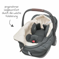 Fußsack für Babyschalen von Maxi-Cosi - Twillic Graphite