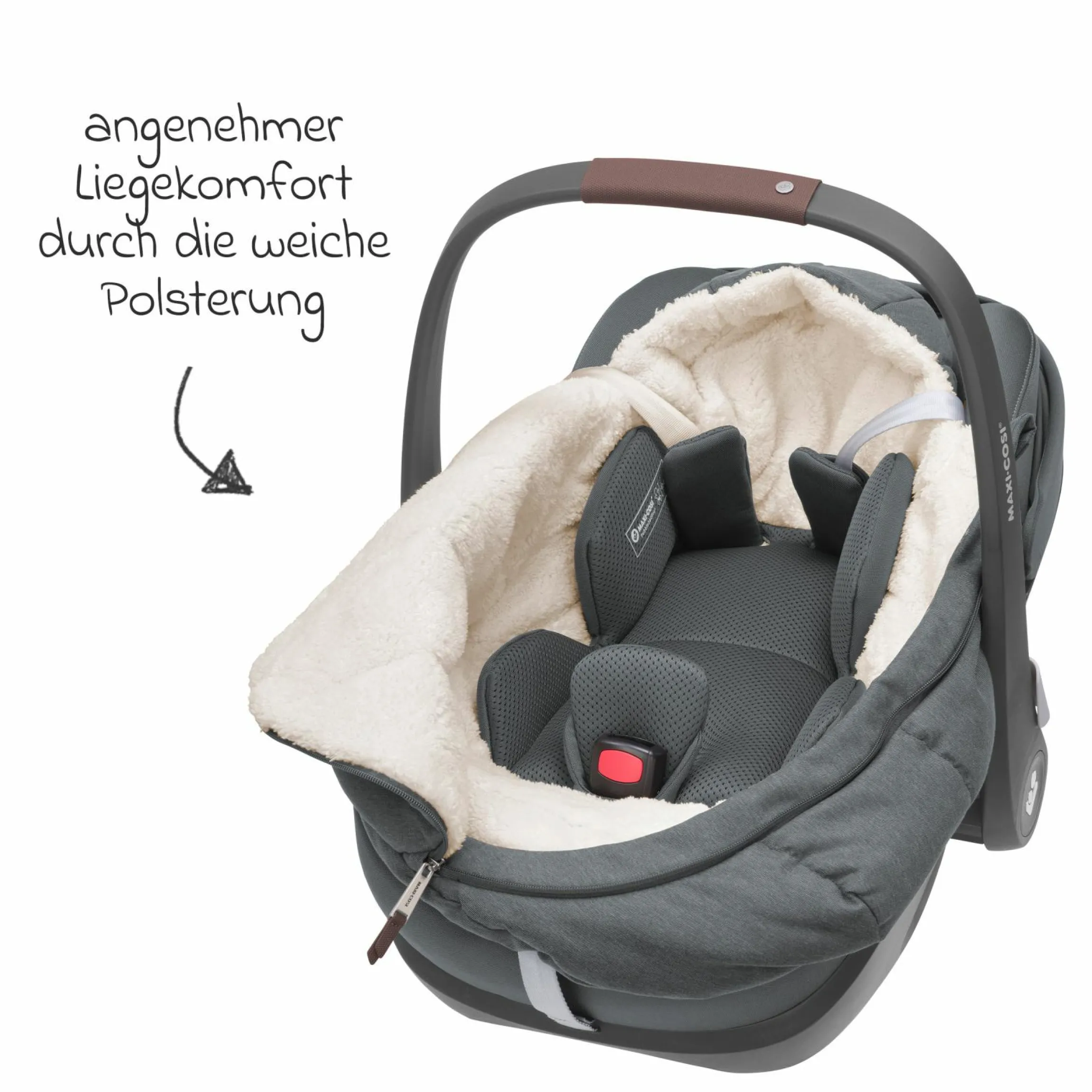 Fußsack für Babyschalen von Maxi-Cosi - Twillic Graphite