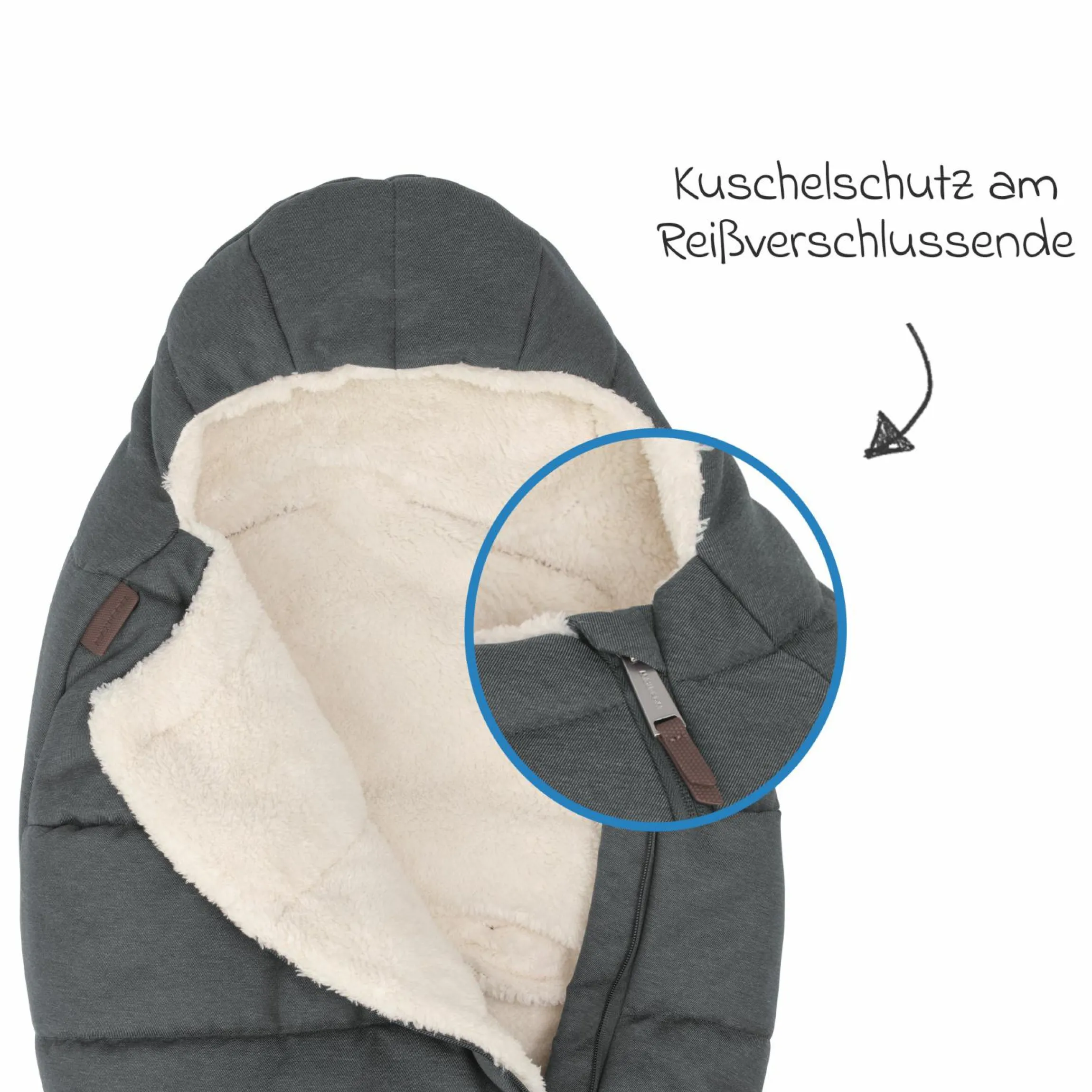 Fußsack für Babyschalen von Maxi-Cosi - Twillic Graphite