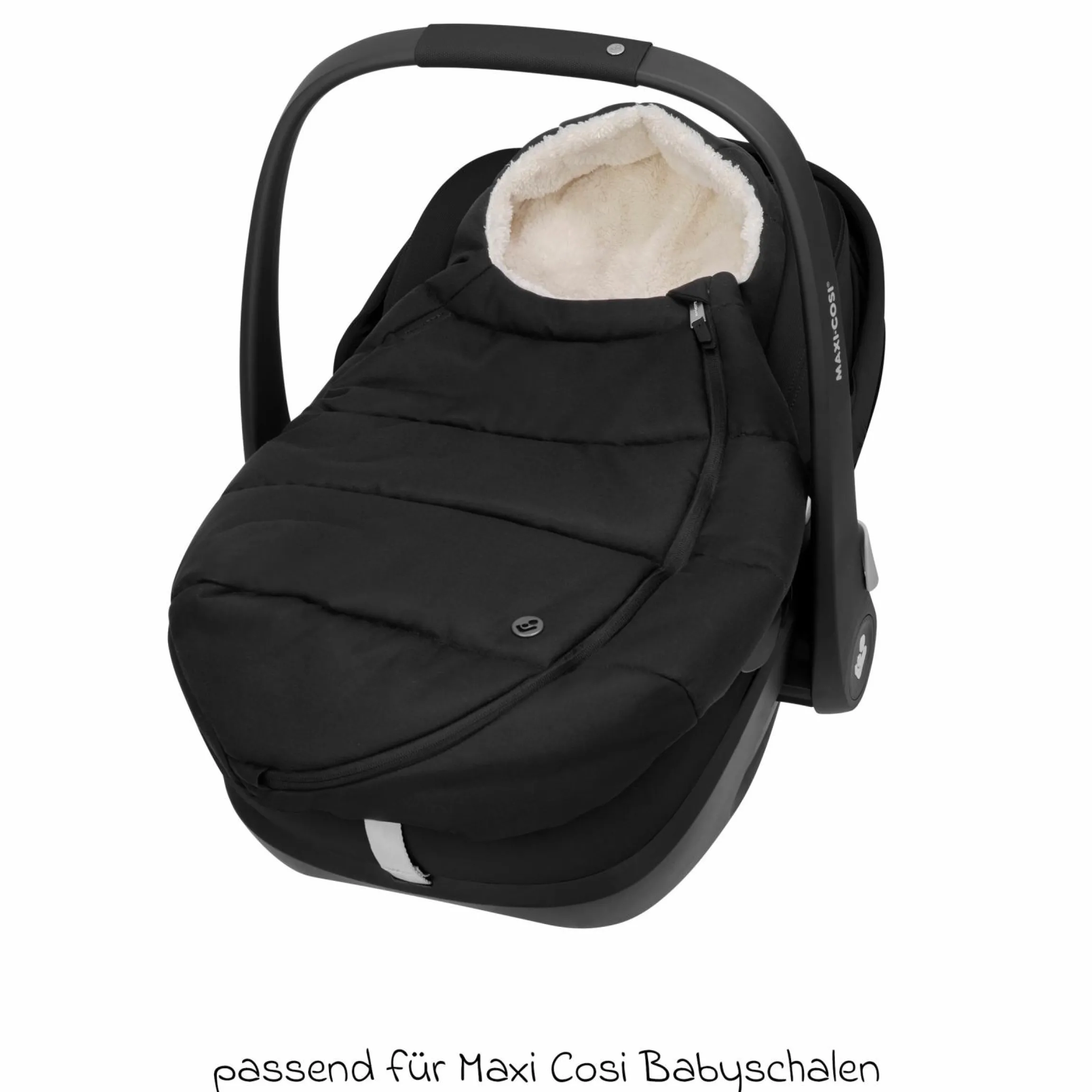 Fußsack für Babyschalen von Maxi-Cosi - Twillic Black