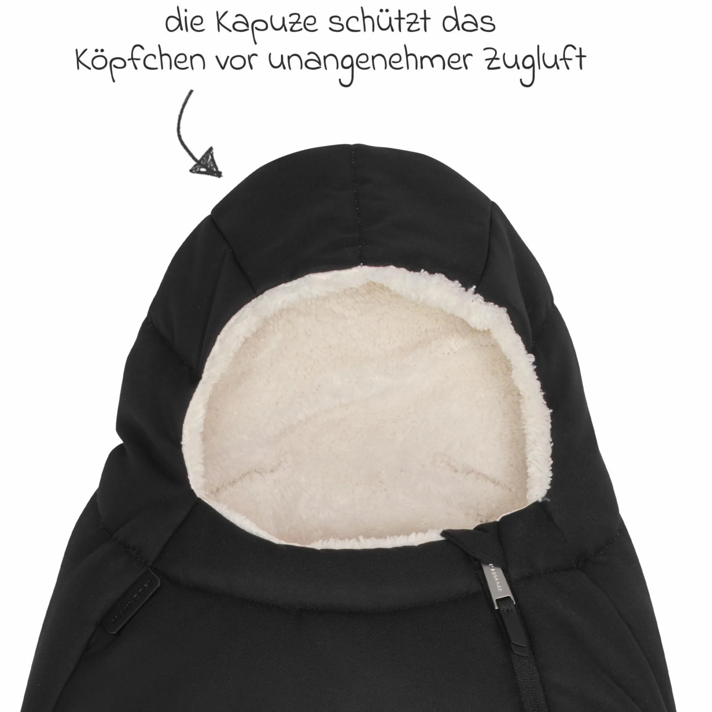 Fußsack für Babyschalen von Maxi-Cosi - Twillic Black