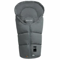 Fußsack Milo für Babyschalen & Babywannen - Grey
