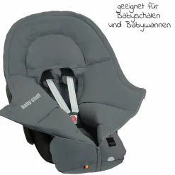 Fußsack Milo für Babyschalen & Babywannen - Grey