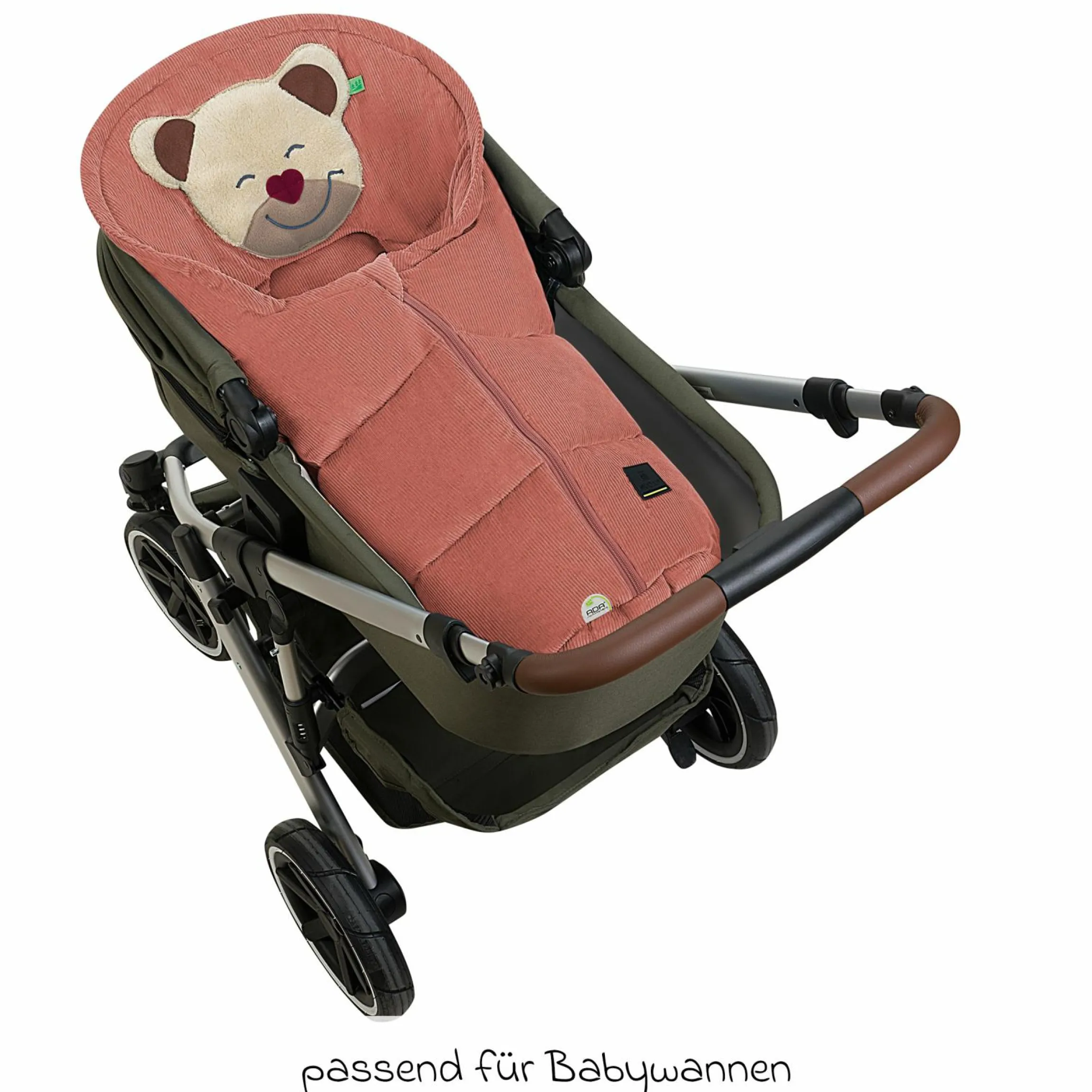 Fußsack Mucki Cord für Babyschale & Babywanne - Siena