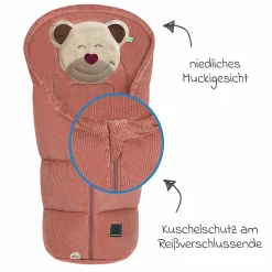 Fußsack Mucki Cord für Babyschale & Babywanne - Siena