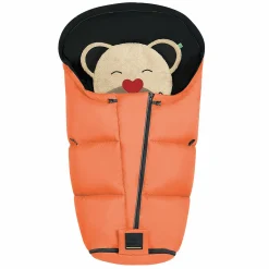 Fußsack Mucki L -cs für Buggy, Sport- und Kinderwagen - Red Orange