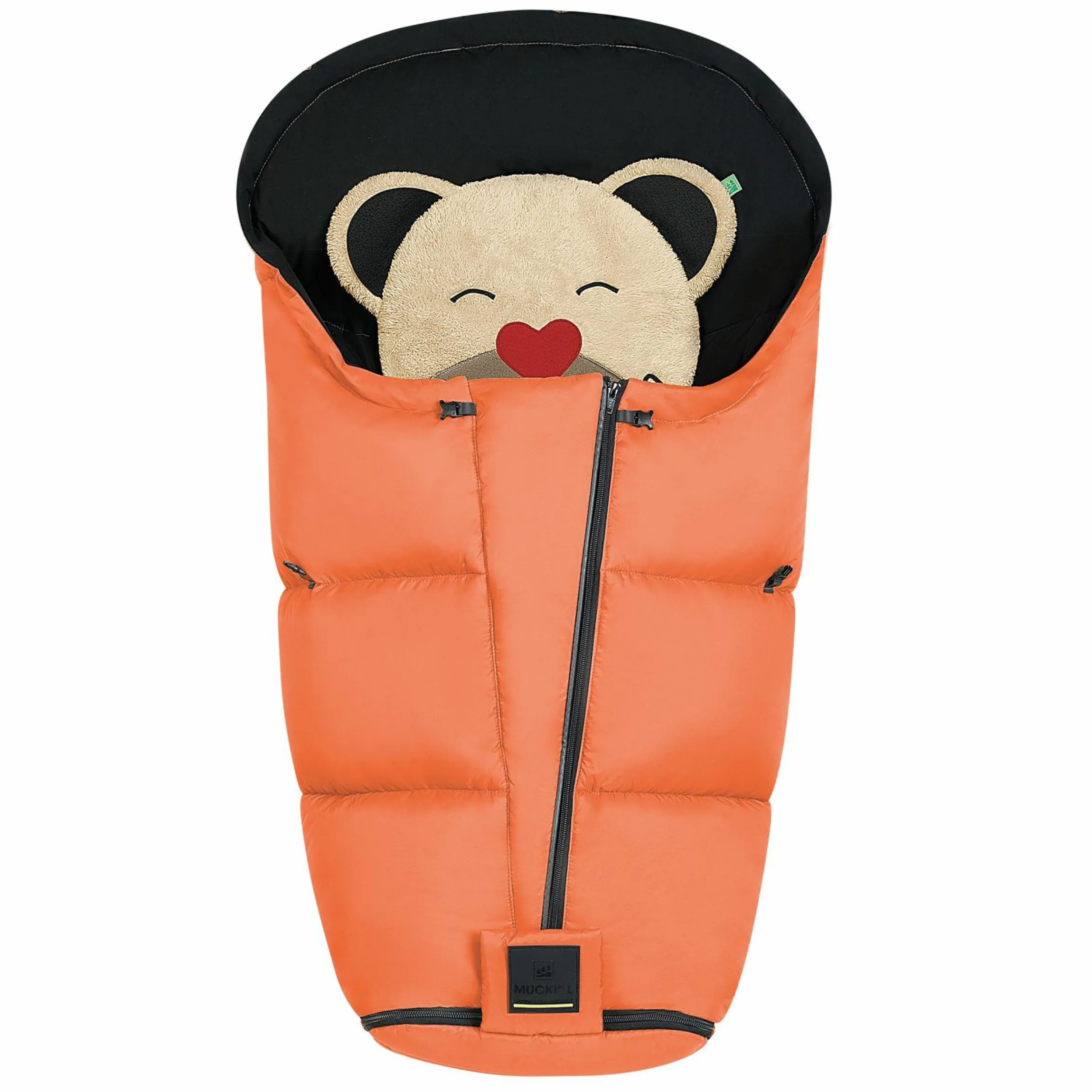 Fußsack Mucki L -cs für Buggy, Sport- und Kinderwagen - Red Orange