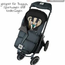 Fußsack Muckitex Mucki L-cs für Kinderwagen, Sportwagen & Buggy - Cosy Green
