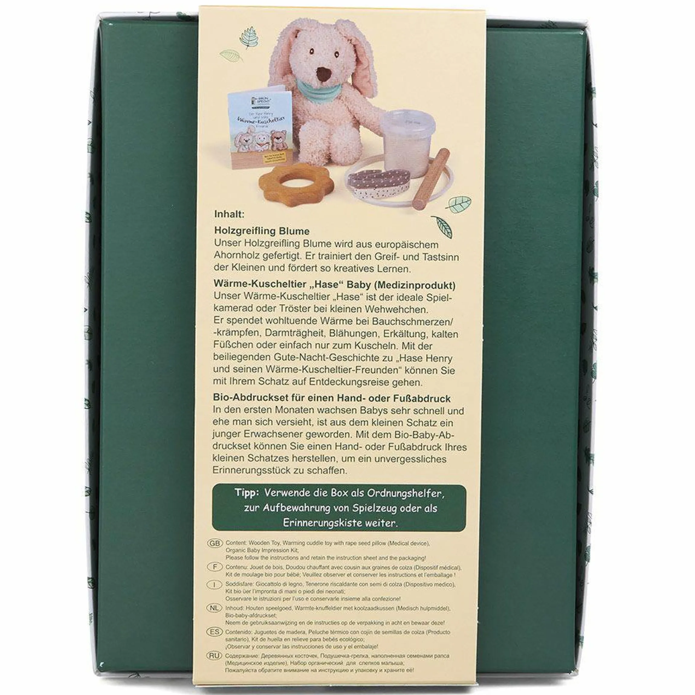 Geschenkbox zum Kuscheln
