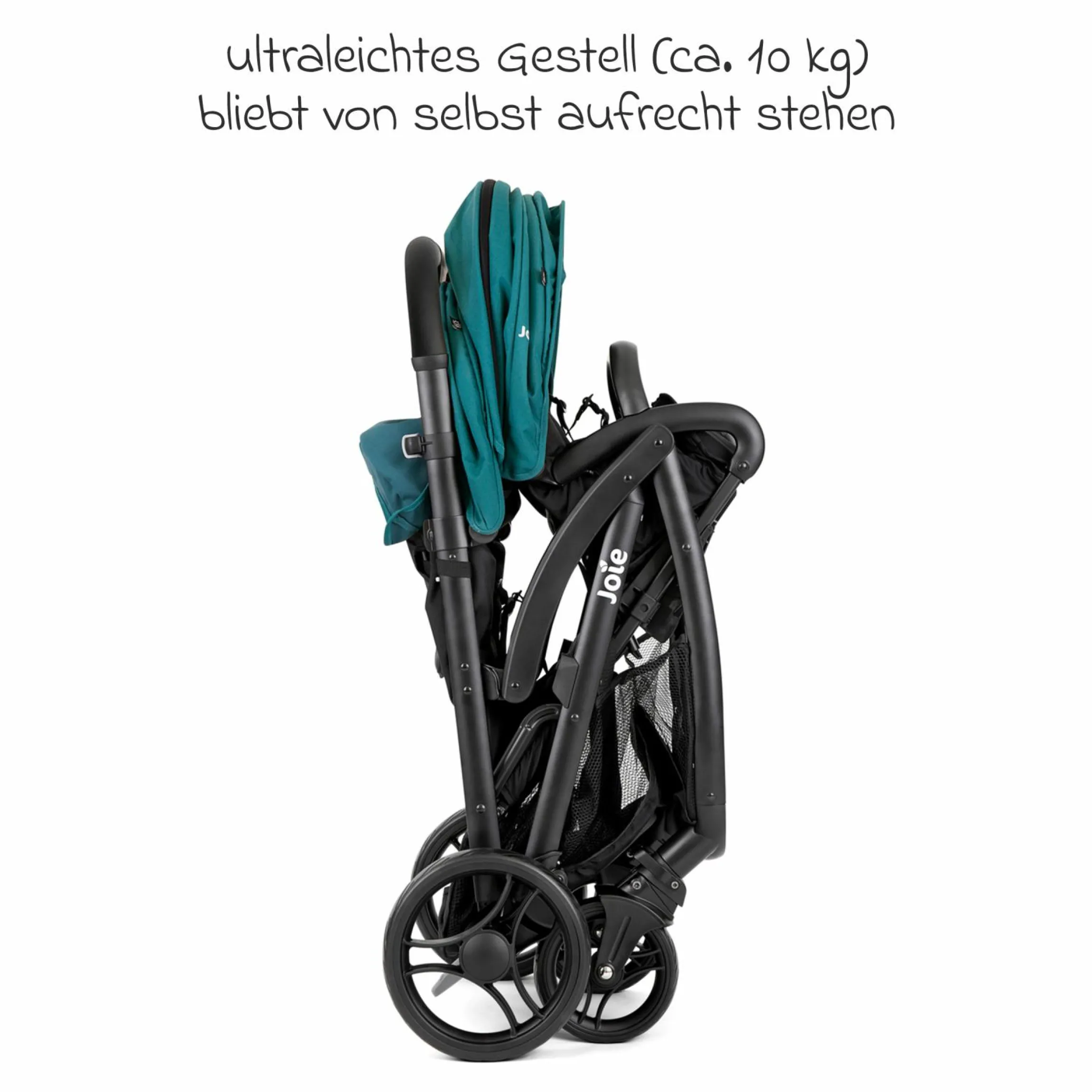 Geschwister- & Zwillingskinderwagen Evalite Duo ultraleicht nur ca 10 kg Eigengewicht Rücksitz mit Liegeposition - inkl. Regenschutz - Capri - Kollektion 2025