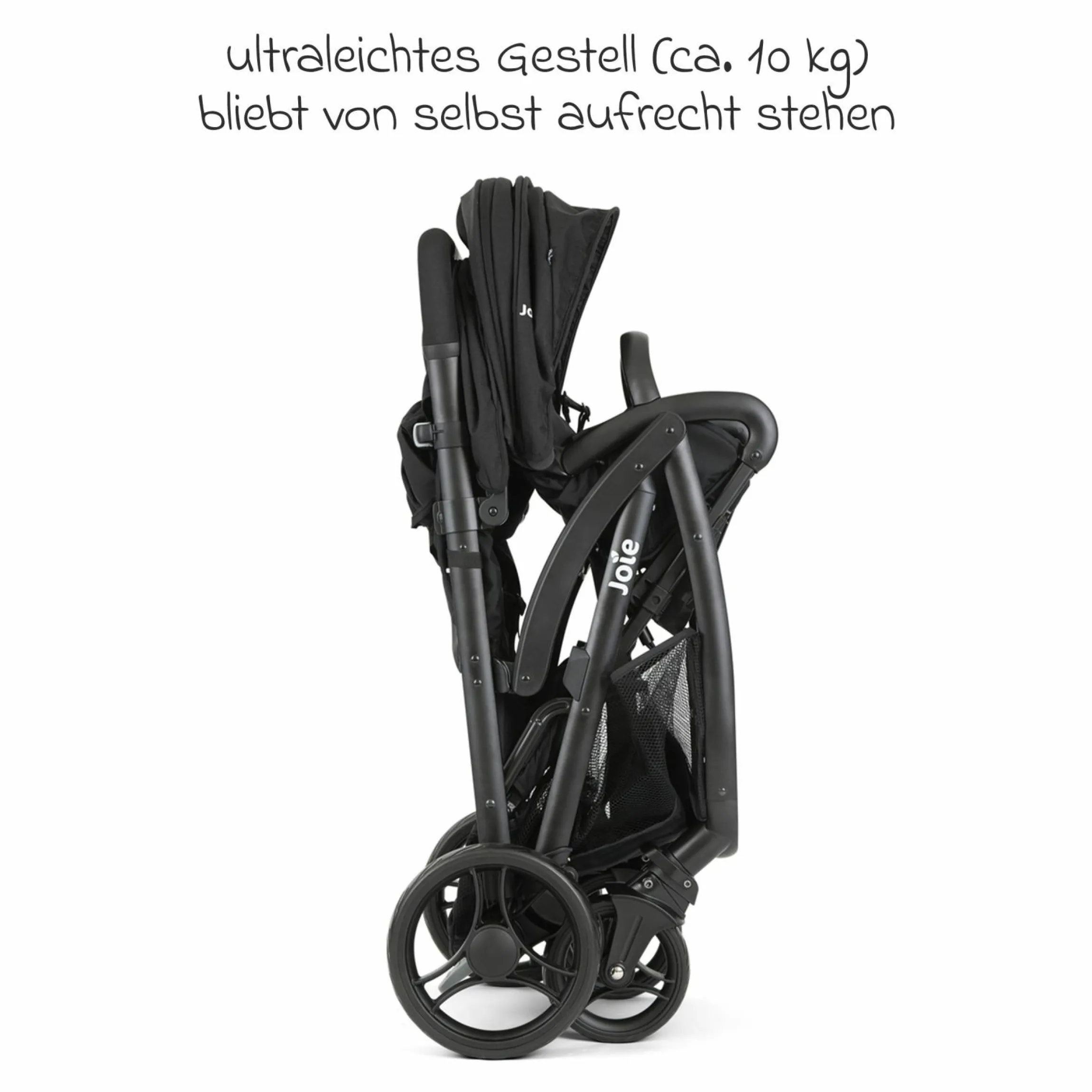 Geschwister- & Zwillingskinderwagen Evalite Duo ultraleicht nur ca 10 kg Eigengewicht Rücksitz mit Liegeposition - inkl. Regenschutz - Shale - Kollektion 2025