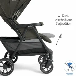 Geschwister- & Zwillingswagen Estrella bis 22 kg (je Sitz) inkl. Regenverdeck - Signature - Evergreen