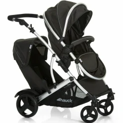 Geschwisterwagen Duett 2 - Black