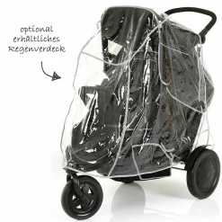 Geschwisterwagen Freerider - Black