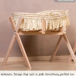 Gestell / Ständer Tipi für Moseskorb PLAY&GYM - Natur