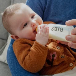 Glas-Flasche 2er Pack Baby Bottle Complete 225 ml + Latex-Trinksauger - Blush