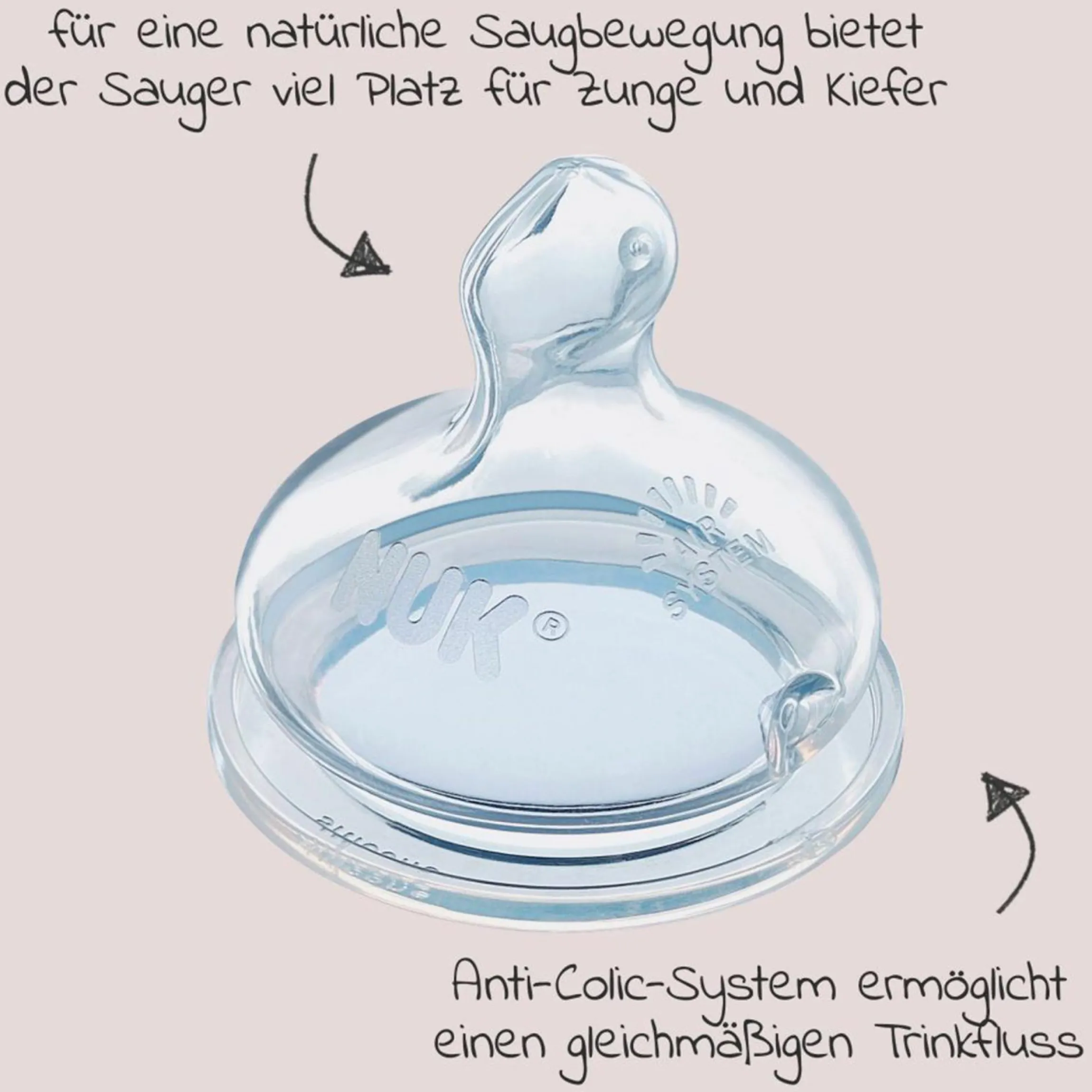 Glas-Flasche 3er Pack First Choice Plus 240 ml + Silikon-Sauger Gr. 1 M - Temperature Control + GRATIS Flaschenbürste - Sterne