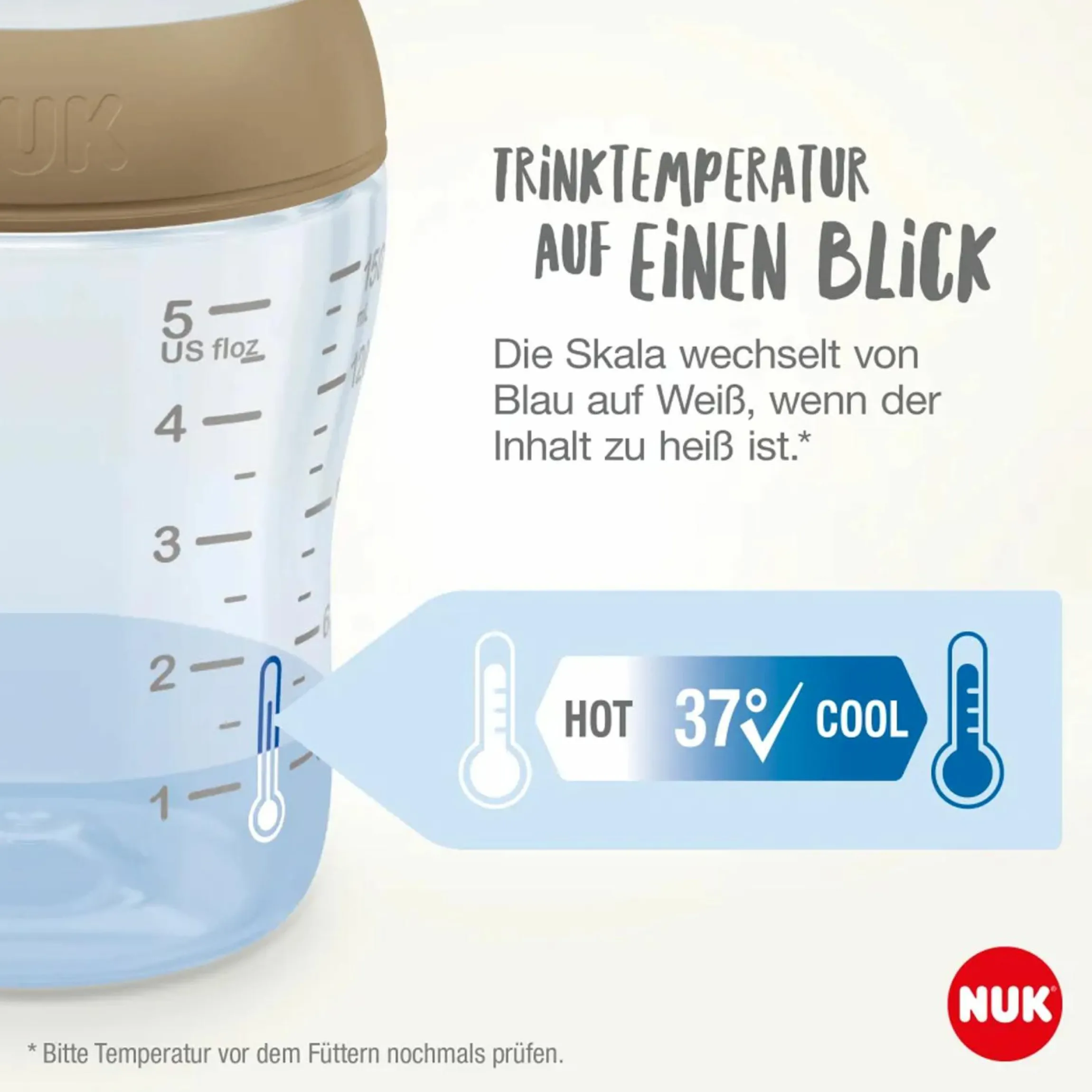 Glas-Flasche 2er Pack Perfect Match 120 ml + Silikon Sauger Gr. S - Regenbogen - Weiß