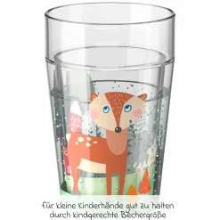 Glitzerbecher 150 ml - Waldtiere