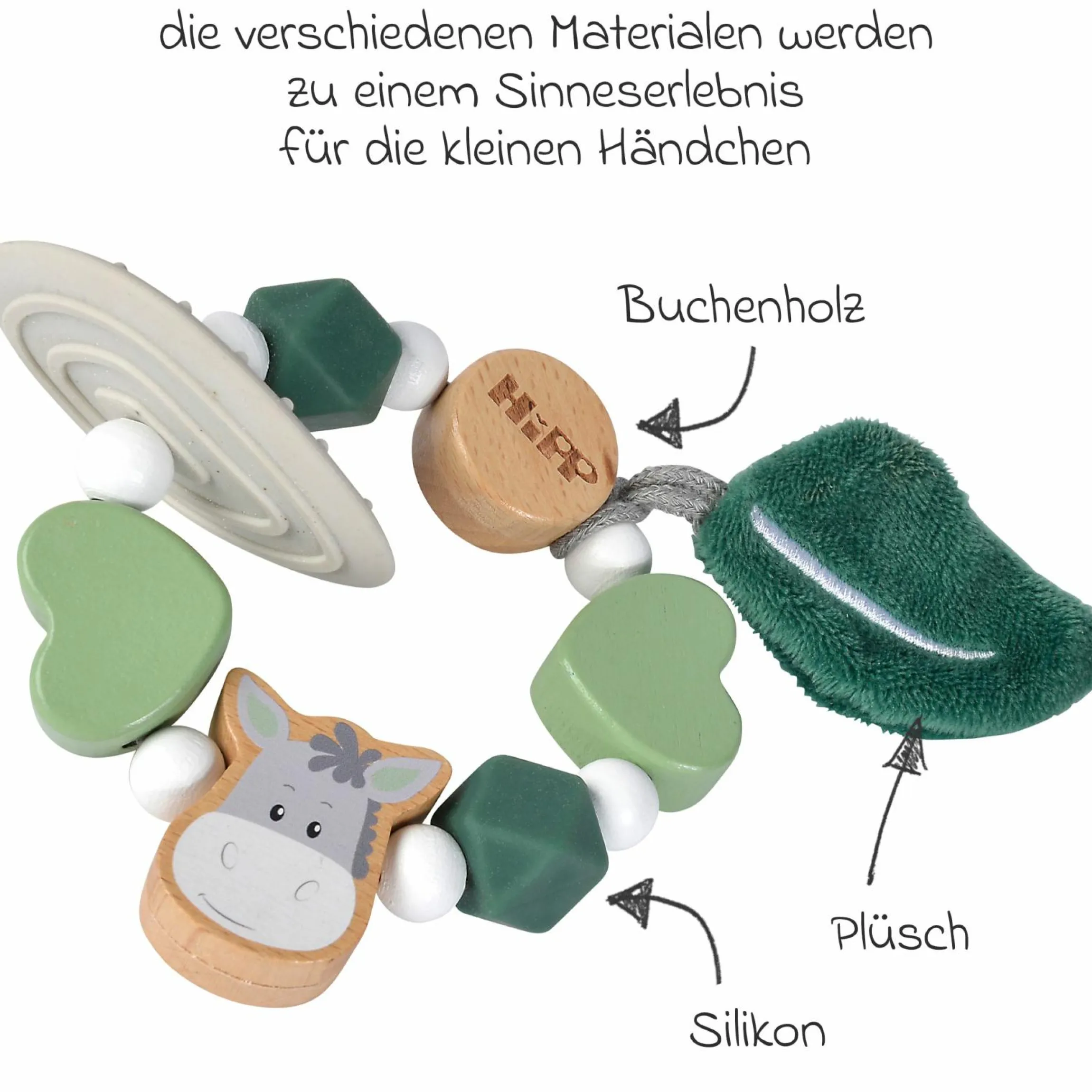 Greifling / Beißring HIPP - Esel