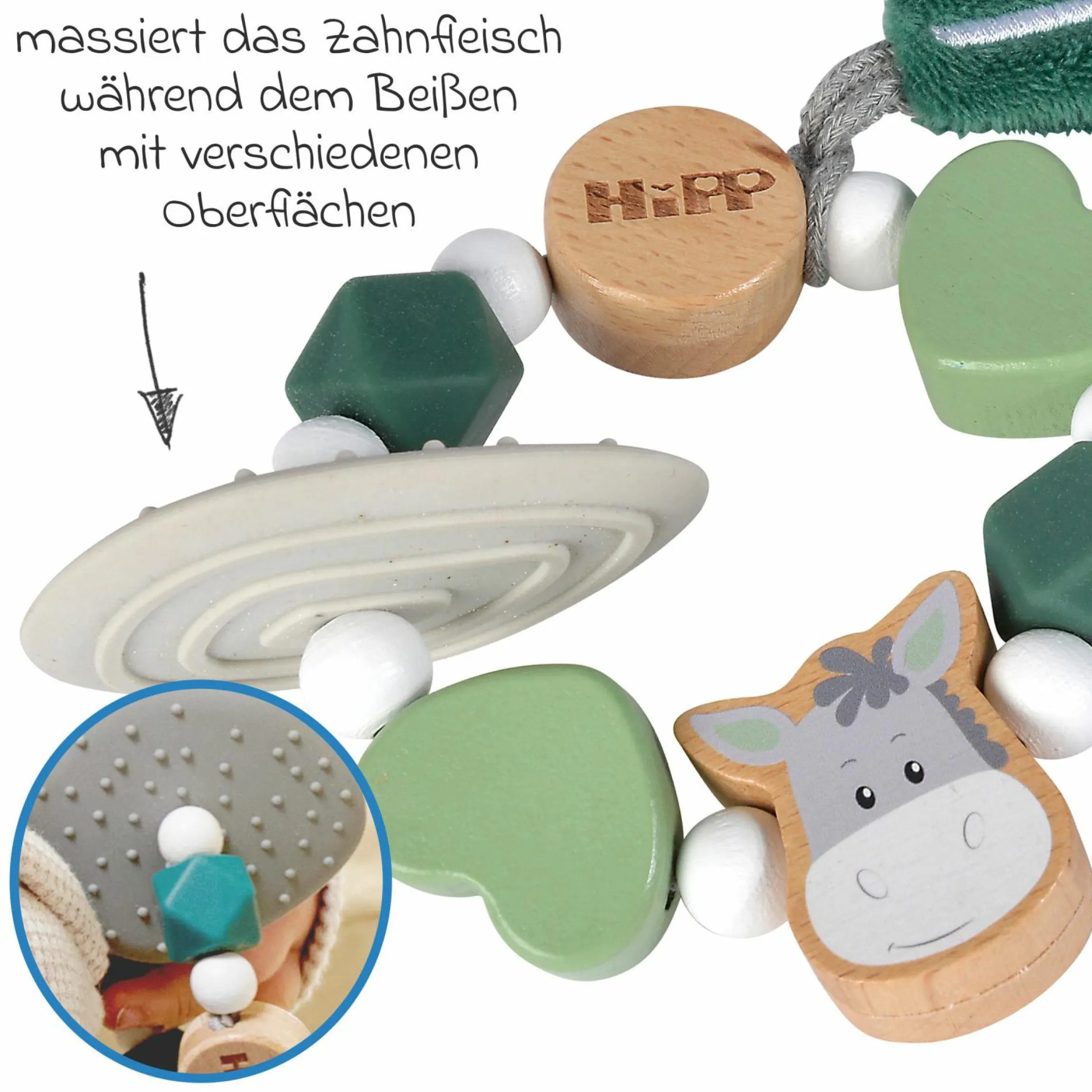 Greifling / Beißring HIPP - Esel