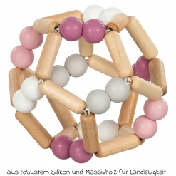 Greifling Elastikball - Rosa