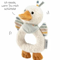 Greifling mit Rassel - Ente Edda