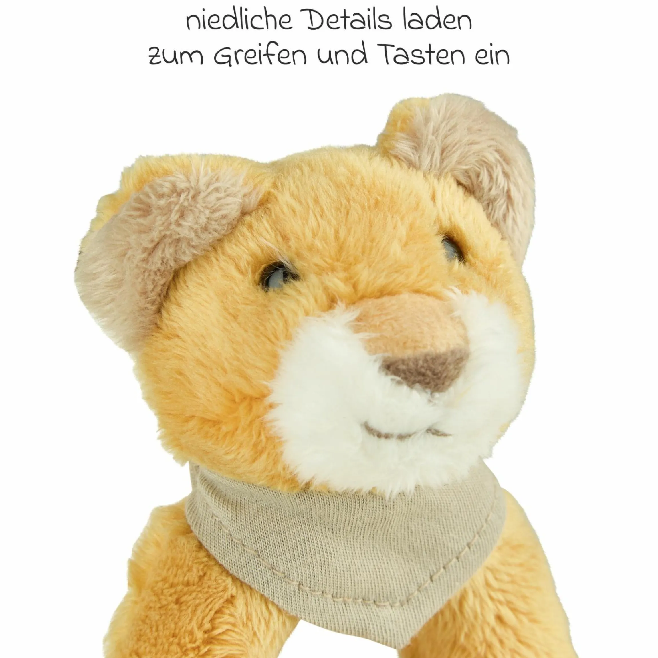 Greifling mit Rassel - Löwe Leo