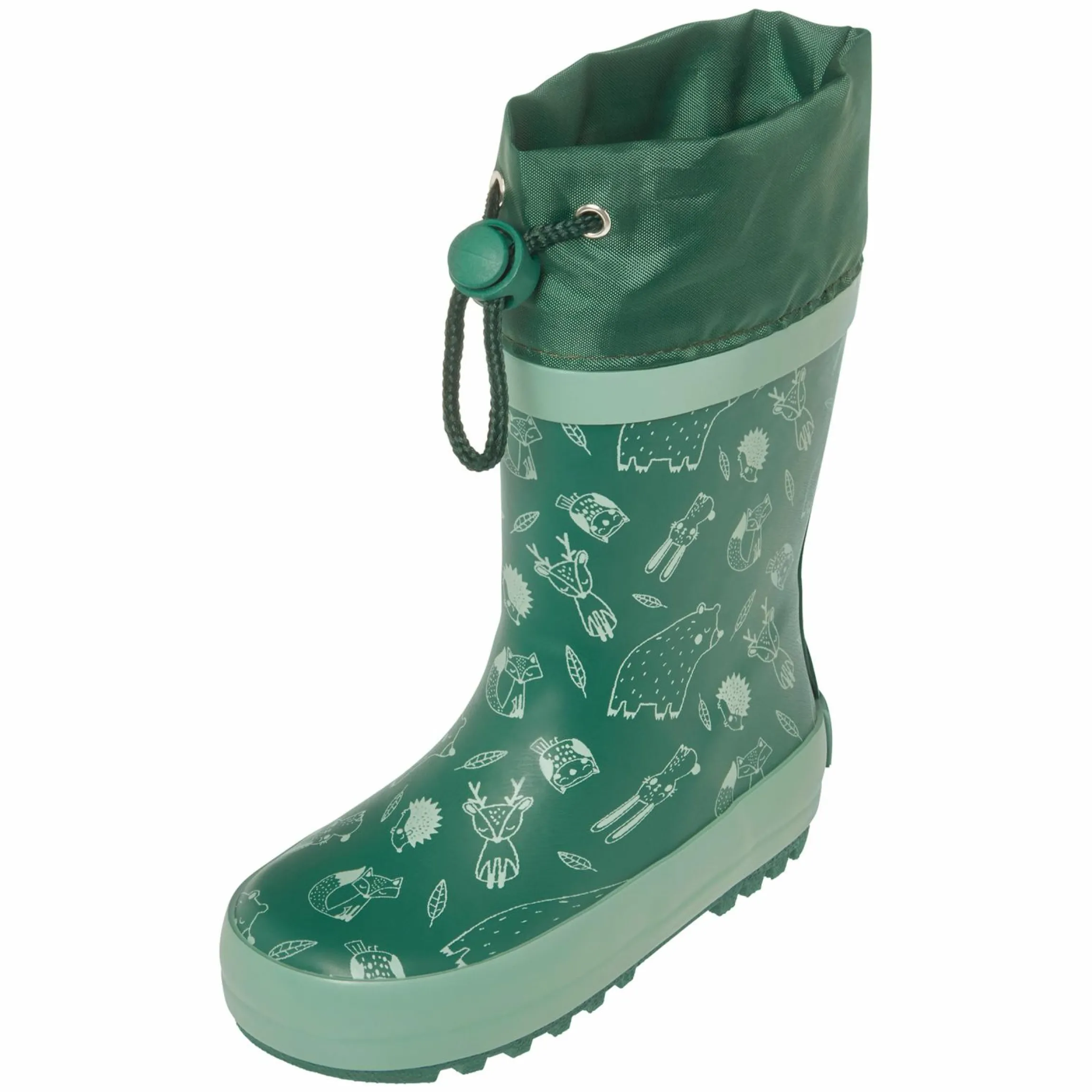 Gummistiefel - Waldtiere - Grün - Gr. 23