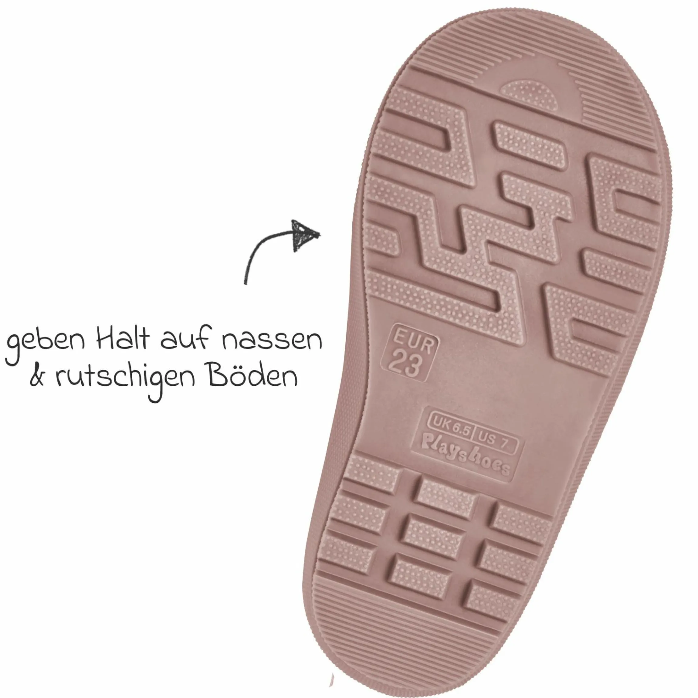 Gummistiefel Halbhoch - Rosa - Gr. 23