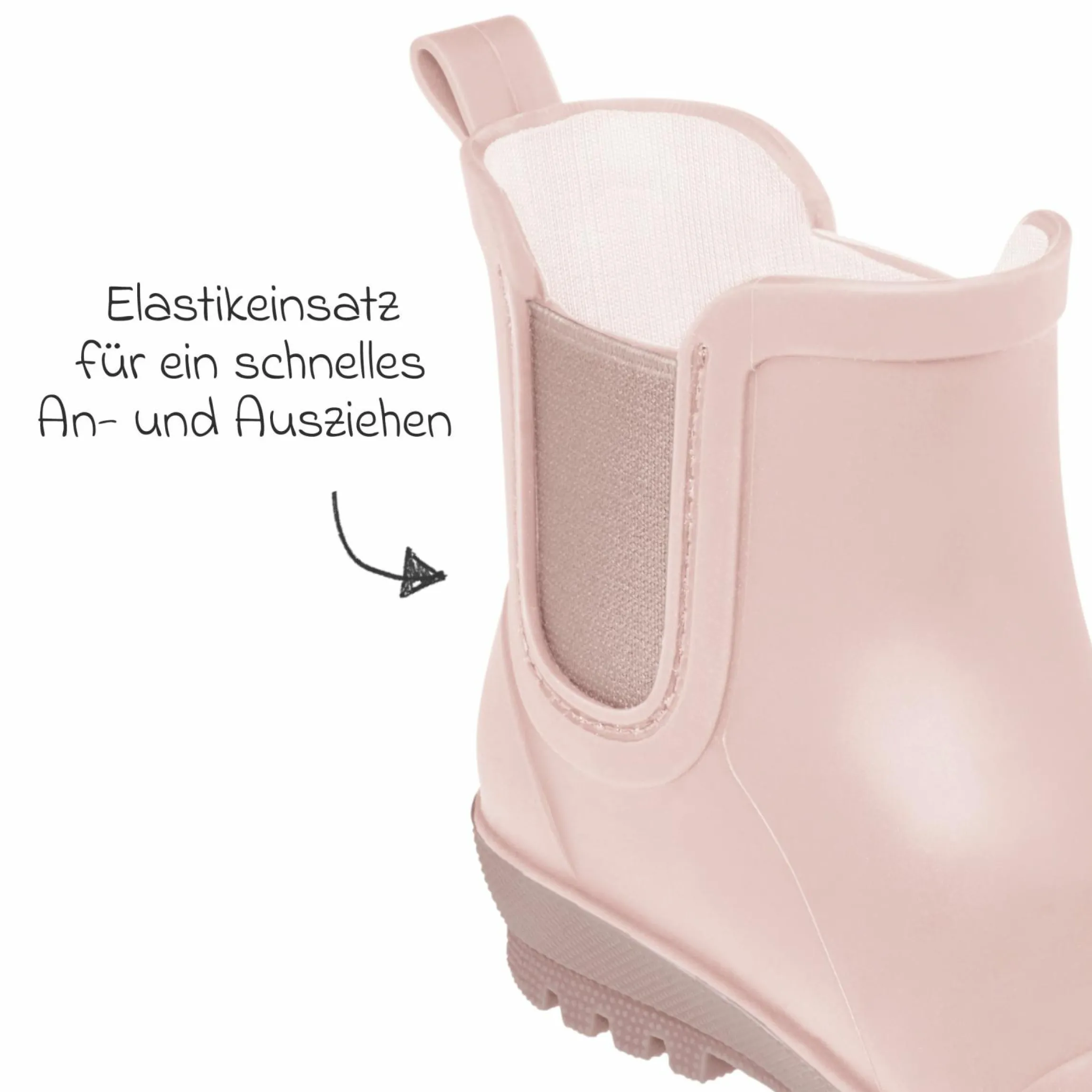 Gummistiefel Halbhoch - Rosa - Gr. 23
