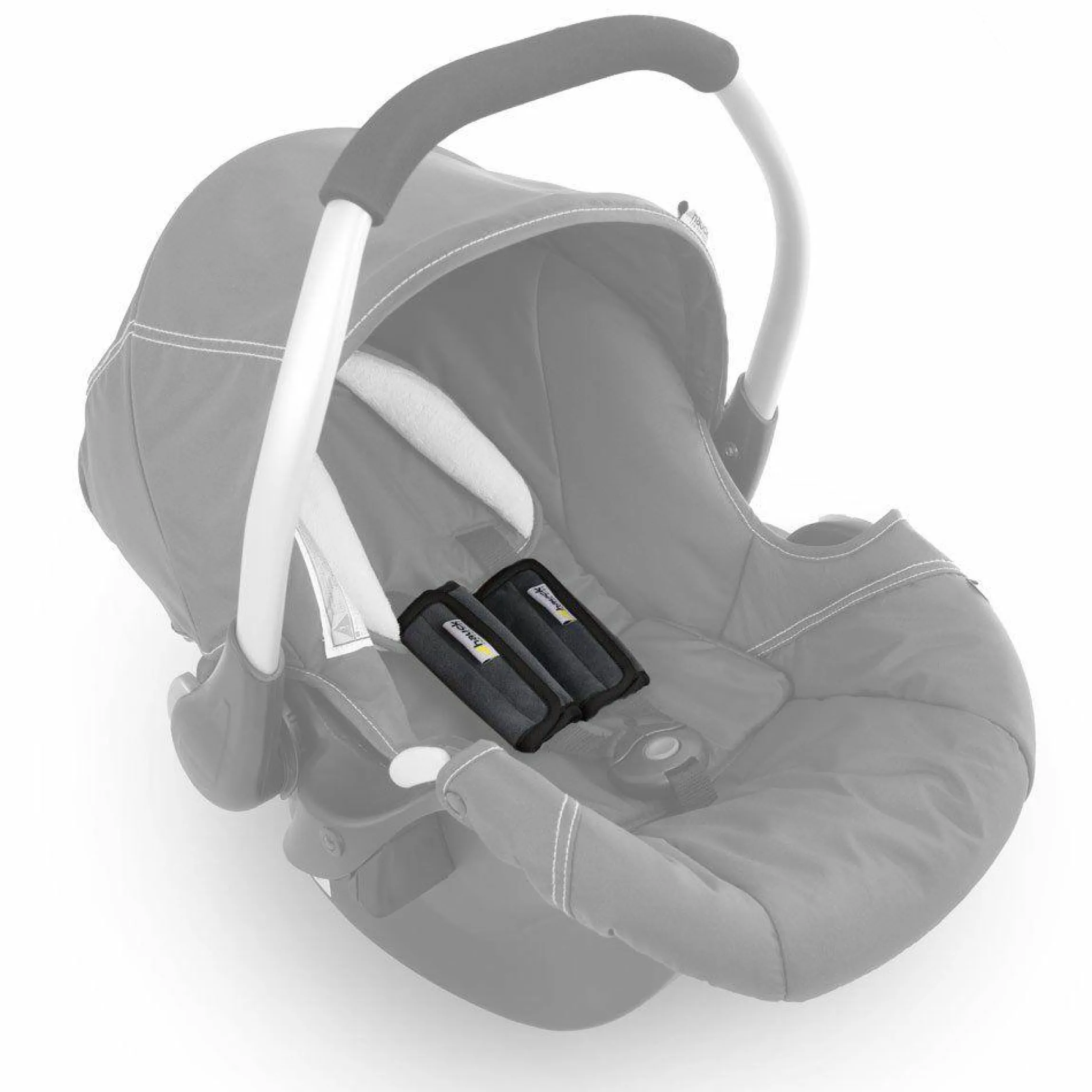 Gurtpolster Smoothe Me - 2er Pack - Grau
