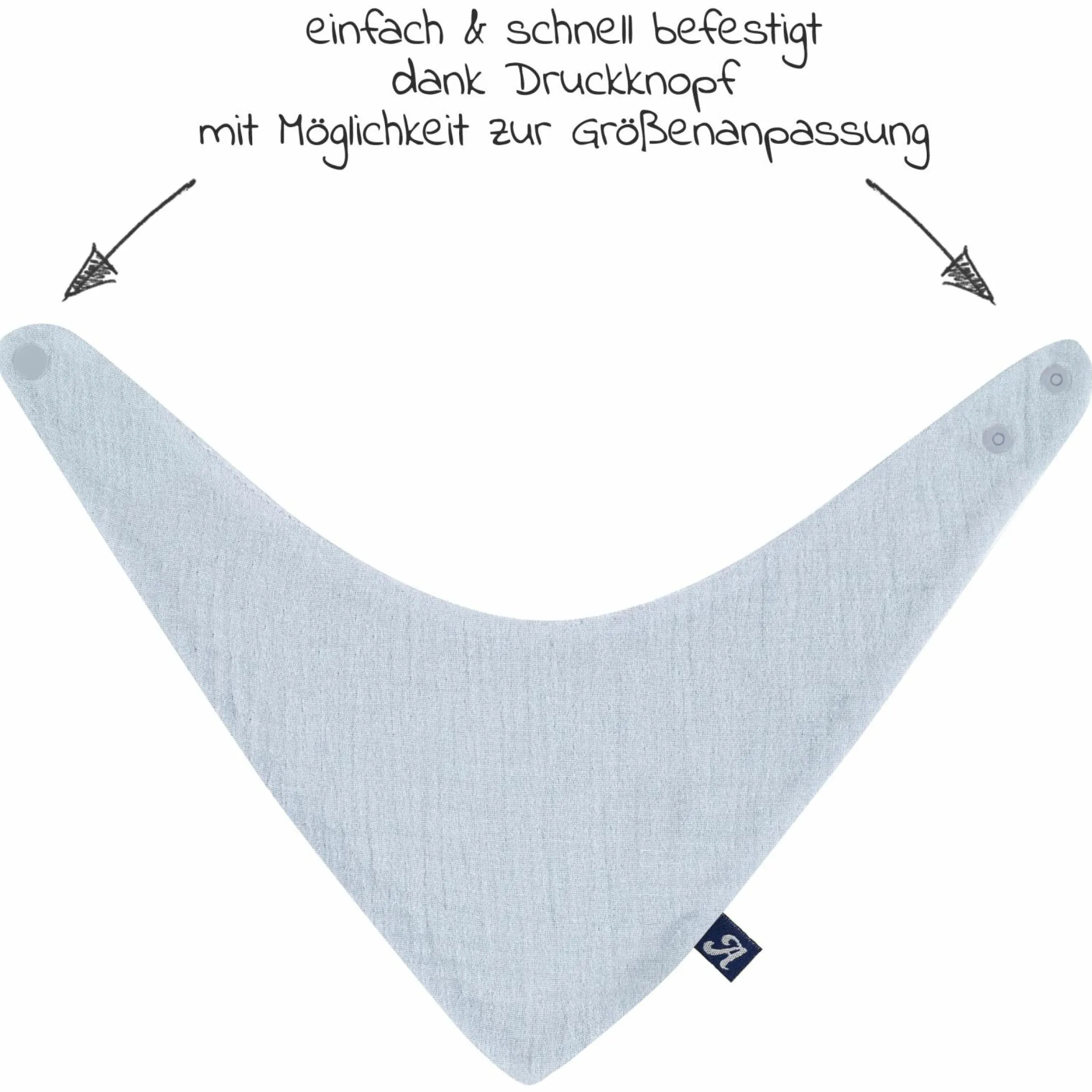Halstuch / Bandana Lätzchen Dreieckstuch Mull 2er Pack - Sky Way