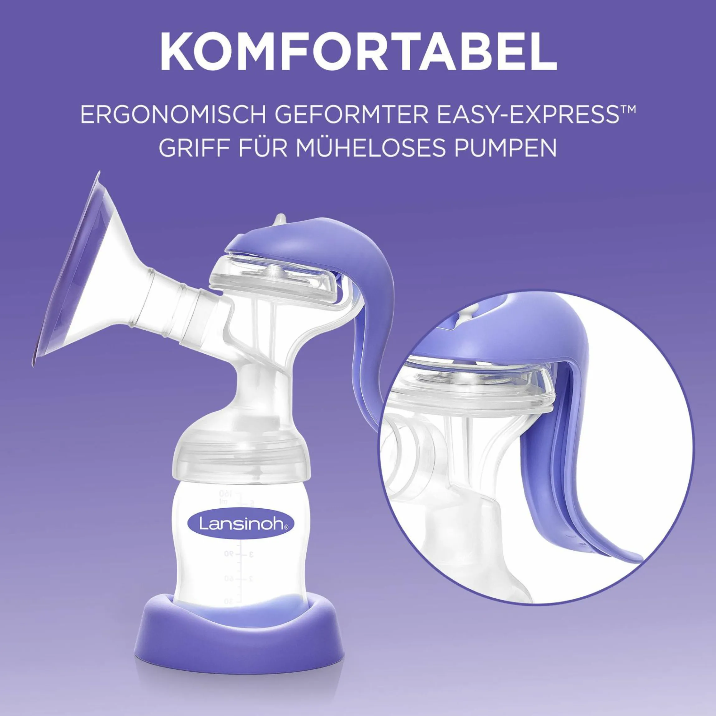 Hand-Milchpumpe Weithals