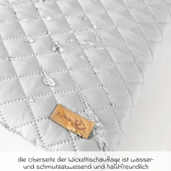 Hausbett inkl. Wickelplatte mit Wickelauflage, 6-fach höhenverstellbarem Lattenrost & 5 Schlupfsprossen 60 x 120 cm - Weiß