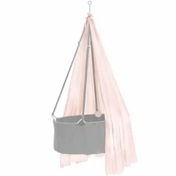 Himmel aus Baumwoll-Voile für Wiege Classic - Dusty Rose