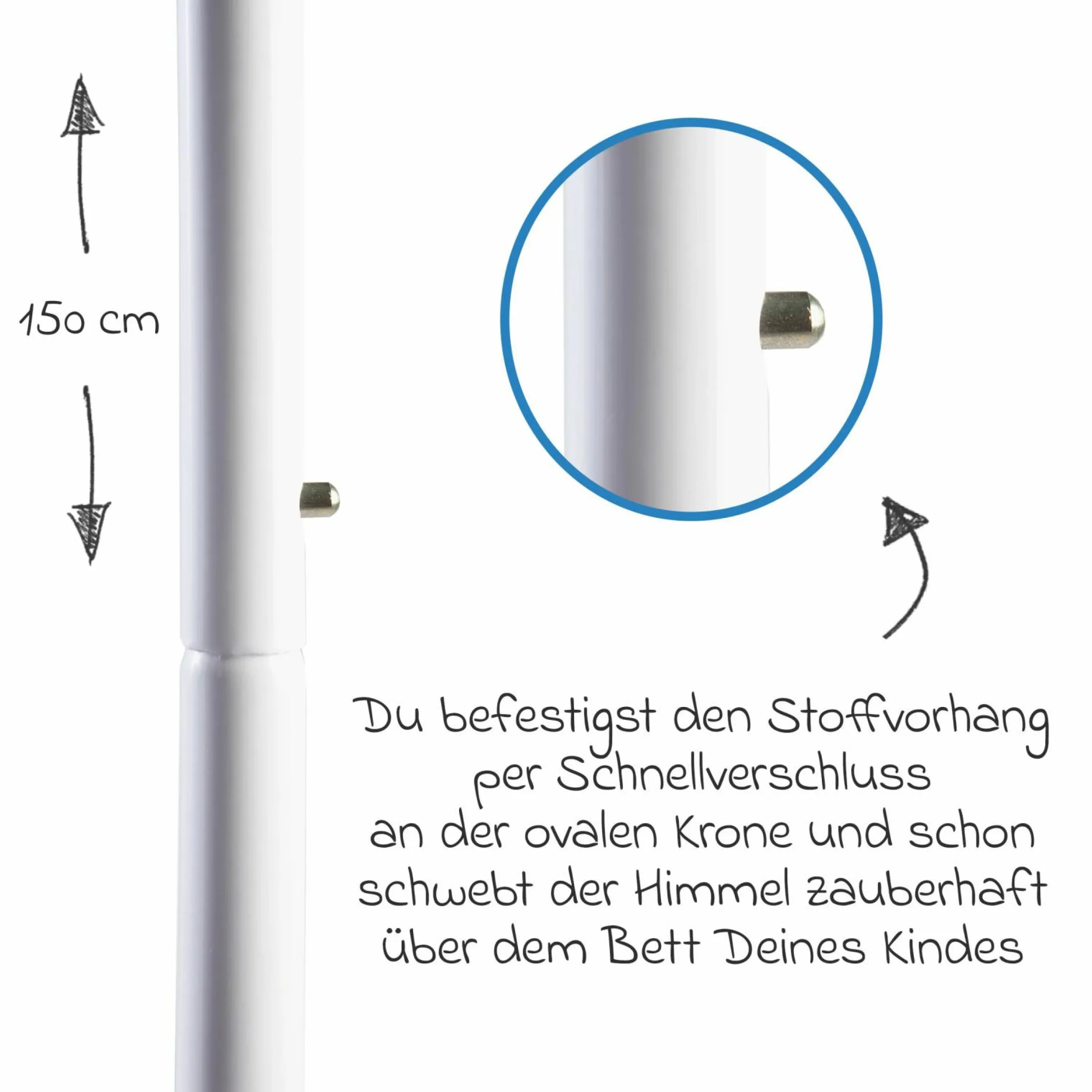 Himmelstange - Weiß