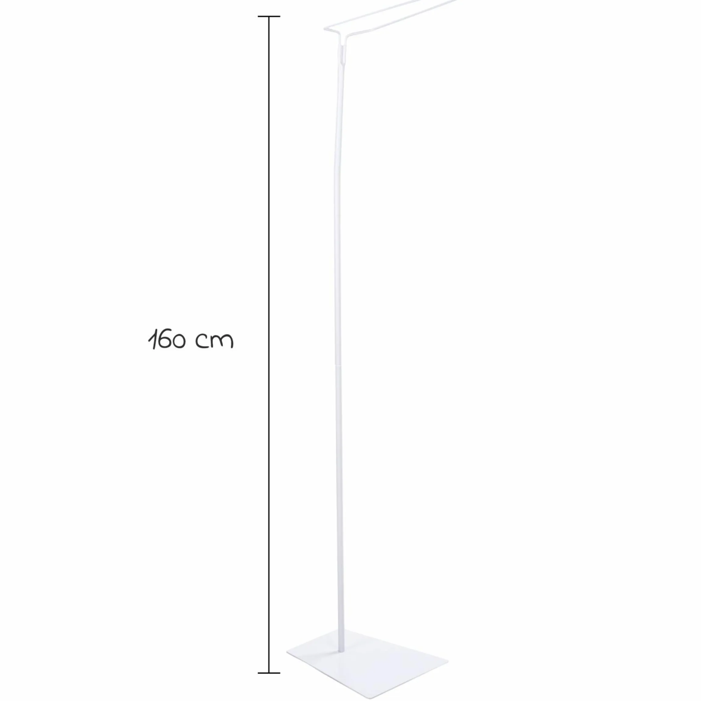 Himmelstange mit Standfuß Franz 160 cm - Weiß