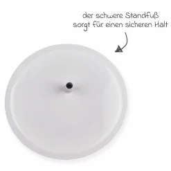 Himmelstange mit Standfuß Höhe 150 cm / 32 cm Ø - Weiß