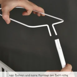 Himmelstange mit Standfuß Höhe 150 cm / 32 cm Ø - Weiß